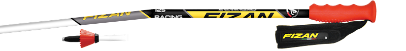 kije narc FIZAN RACING GS curved wh/yellow 135