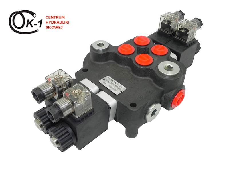 ROZDZIELACZ HYDRAULICZNY 2 SEKCJE 80L ELEKTRYCZNY 24V