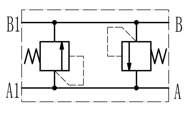 ZAWÓR HAMUJĄCY SILNIKA HYDRAULICZNEGO SMR VAU 3/8