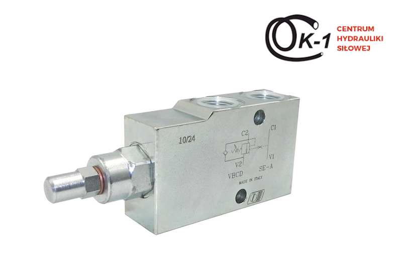 Zawór przeciążeniowo blokujący jednostronny VBCD SE-A BSP 1/2 60L 350bar