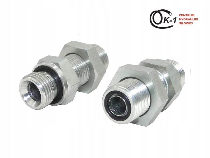 PRZYŁĄCZE HYDRAULICZNE NYPEL BSP 1/4'' - ORFS 9/16 GRODZIOWE