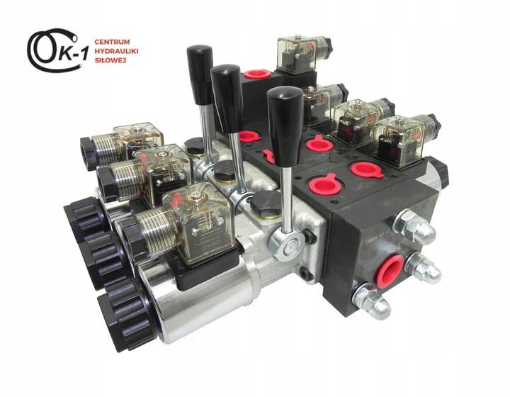 ROZDZIELACZ HYDRAULICZNY CETOP 3 SEKCJE 12V STEROWANIE ELEKTRYCZNE + RĘCZNE