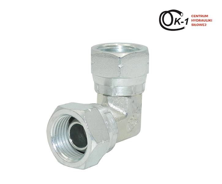 KOLANO HYDRAULICZNE DWIE NAKRĘTKI BSP 1/2''