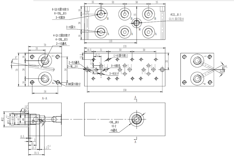 ROZDZIELACZ HYDRAULICZNY 3 SEKCJE 60L CETOP elektryczny 230V