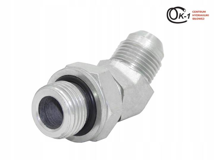 KOLANO Z PRZECIWNAKRĘTKĄ 45 STOPNI BSP 3/8'' - UNF 3/4'
