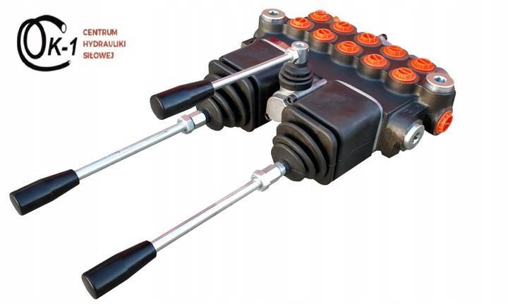 ROZDZIELACZ HYDRAULICZNY 5 SEKCJI 40L 2 JOYSTICKI NURNIK