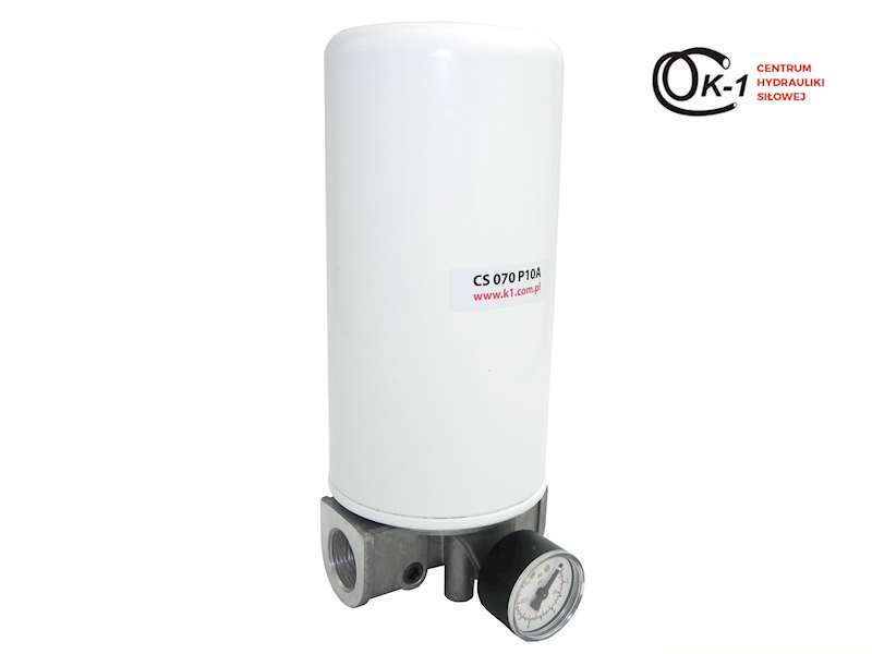 FILTR LINIOWY POWROTNY 3/4'' CS 070 P10A WSKAŹNIK
