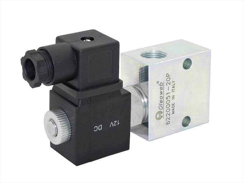 ZAWÓR HYDRAULICZNY ELEKTRYCZNY 2/2 230V 40L OTWARTY