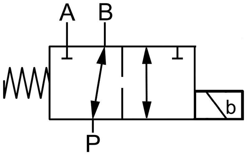 ELEKTROZAWÓR ZAWÓR HYDRAULICZNY ELEKTRYCZNY 3/2 80L BSP 1/2'' 24V