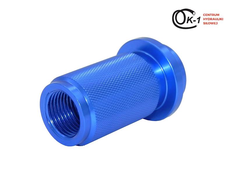 Znacznik szybkozłącza M22x1.5 - BSP 1/2'' niebieski
