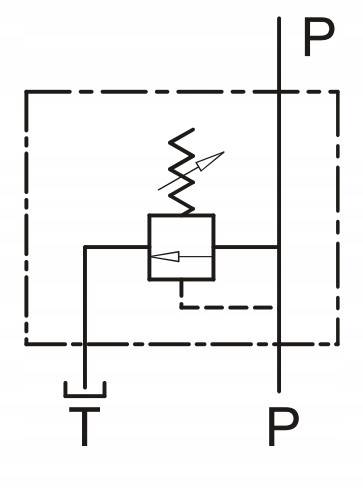 ZAWÓR PRZELEWOWY CIŚNIENIOWY VMP 3/4 90L 10-50bar