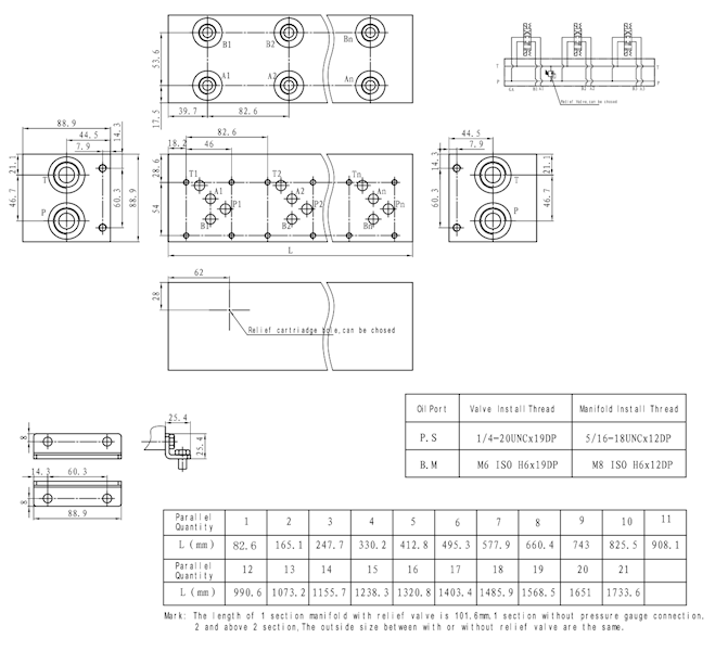 ROZDZIELACZ HYDRAULICZNY CETOP 5 NG10 1 SEKCJA 80L ELEKTRYCZNY 12V