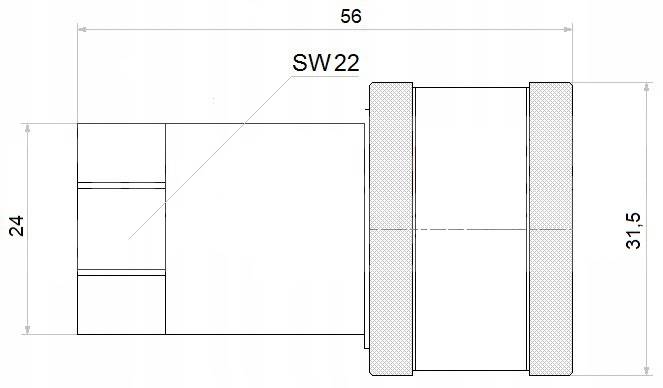 Szybkozłącze hydrauliczne PAV ISO A 3/8'' GNIAZDO