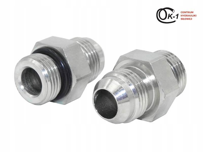 PRZYŁĄCZE HYDRAULICZNE NYPEL UNF 7/16'' - UNF 9/16''