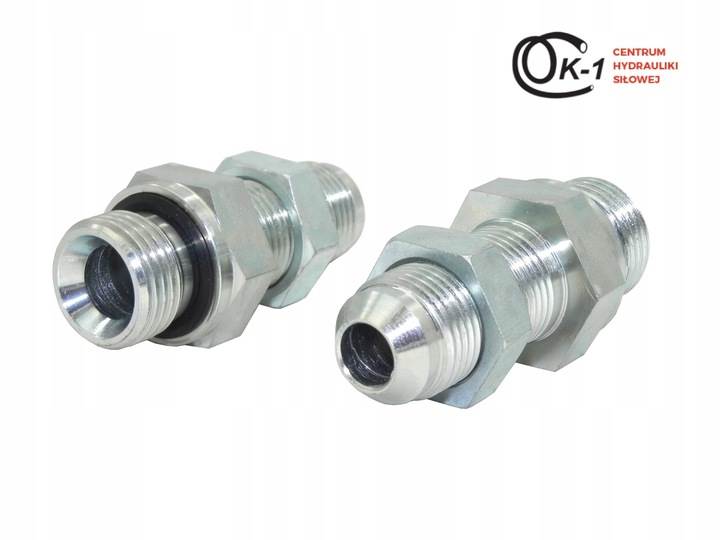 PRZYŁĄCZE HYDRAULICZNE NYPEL BSP 1/2'' - UNF 1.1/16'' GRODZIOWE