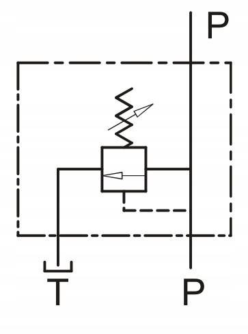 ZAWÓR PRZELEWOWY CIŚNIENIOWY VMP 3/8 45L 50-250bar
