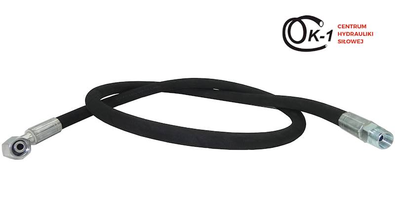 PRZEWÓD WĄŻ HYDRAULICZNY DN10 18/18 DKOL90-CEL KB850 330bar