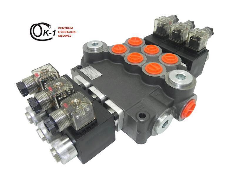ROZDZIELACZ HYDRAULICZNY 3 SEKCJE 80L ELEKTRYCZNY 24V