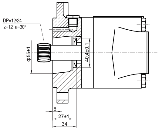 SILNIK HYDRAULICZNY BMSS 315, OMSS 315, SMSS 315, MSS315, 151F0541
