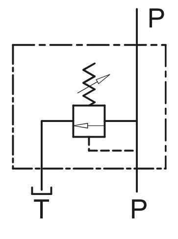ZAWÓR PRZELEWOWY CIŚNIENIOWY VMP 1/2 70L 50-250bar