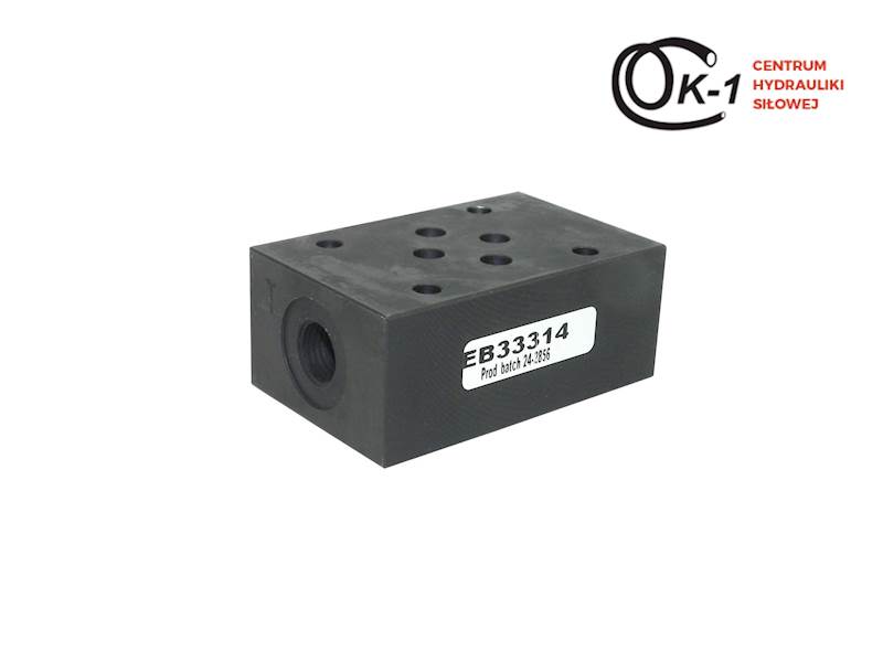 Płyta pomiarowa EB33314, CETOP 3, NG6, porty BSP 1/4''