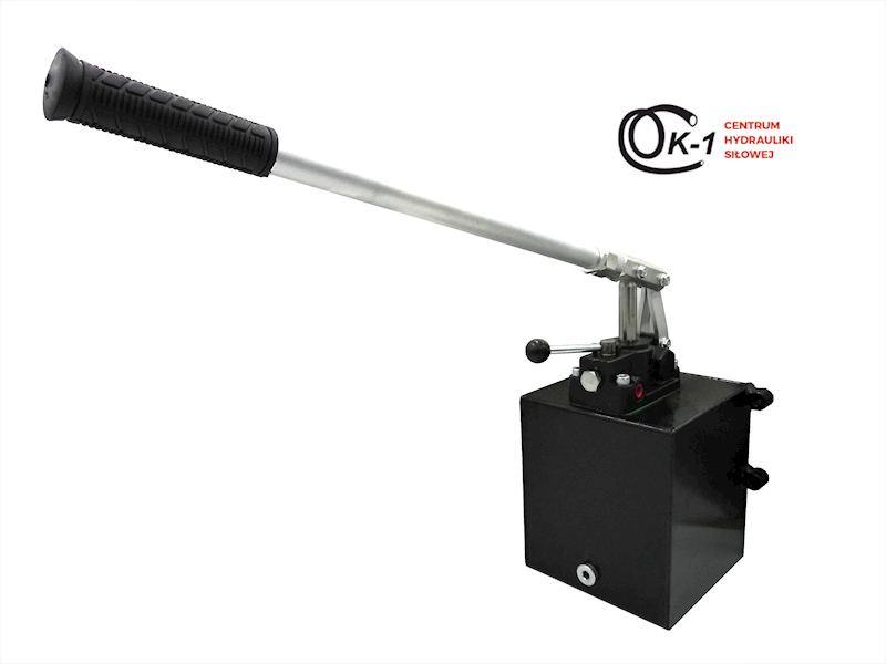 POMPA RĘCZNA HYDRAULICZNA 2-STR 25cm + ZBIORNIK 3L