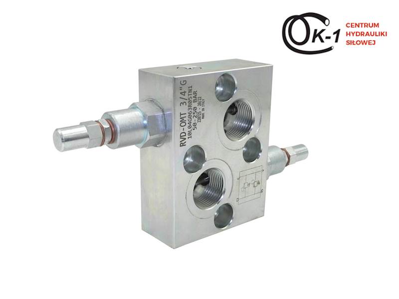 ZAWÓR HYDRAULICZNY PRZELEWOWY KRZYŻOWY VAU 3/4" 100L/min 50-250bar BVT 210
