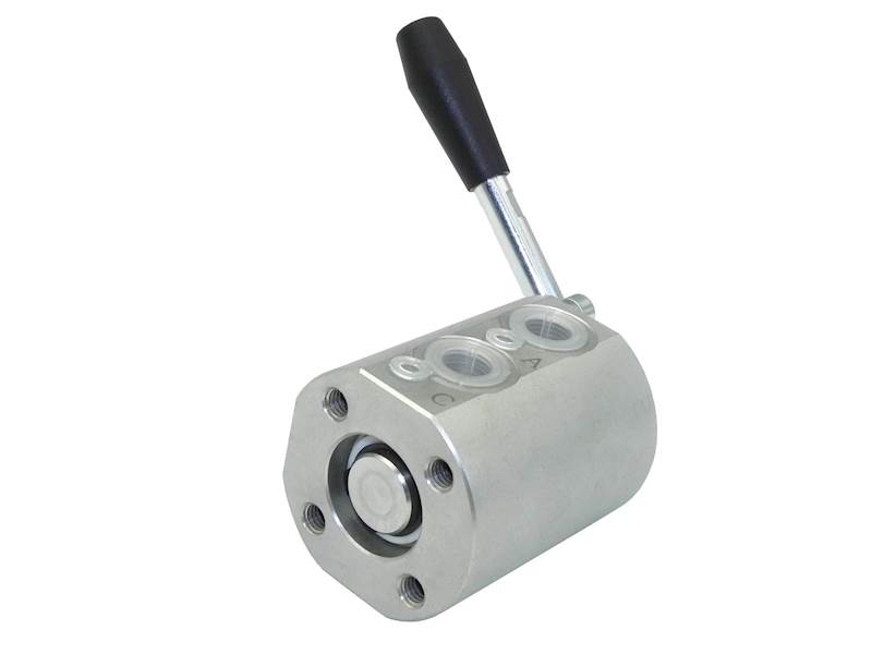 Rozdzielacz hydrauliczny obrotowy 6/2 gwint BSP 3/8"