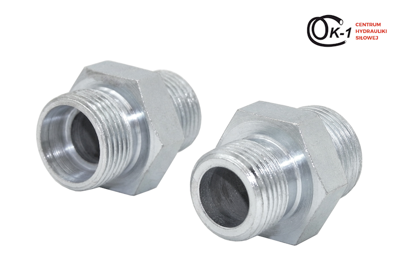 PRZYŁĄCZE HYDRAULICZNE NYPEL M22x1.5 - M22x1.5 16L