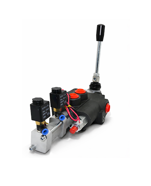 ROZDZIELACZ HYDRAULICZNY 1 SEKCYJNY 80L STEROWANIE PNEUMATYCZNIE 1 SEKCJA 24V