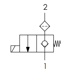 ZAWÓR HYDRAULICZNY ELEKTRYCZNY 2/2 40L ZAMKNIĘTY 24V