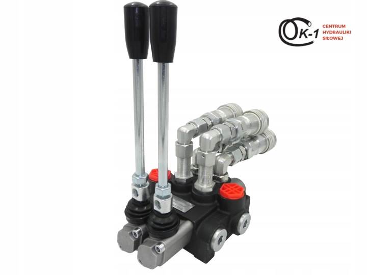 ROZDZIELACZ HYDRAULICZNY 2 SEKCJE PŁYWAJĄCA + GNIAZDA EURO