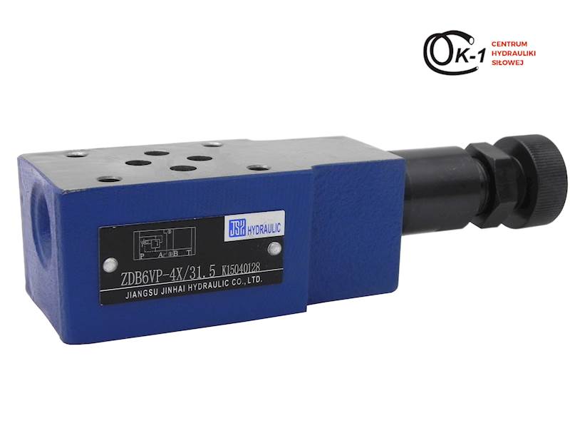 Zawór przelewowy warstwowy UZPR6 P-T 60L/min ZDB 6 VP2-4X/315V P---- T