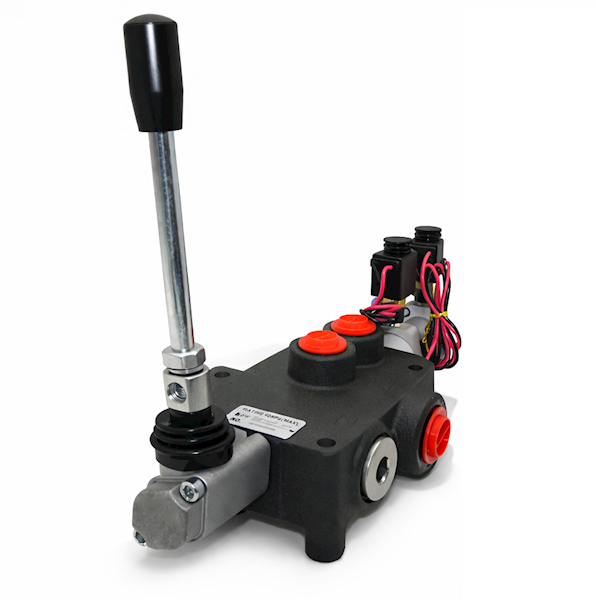 ROZDZIELACZ HYDRAULICZNY 1 SEKCYJNY 40L STEROWANIE PNEUMATYCZNIE 1 SEKCJA 24V