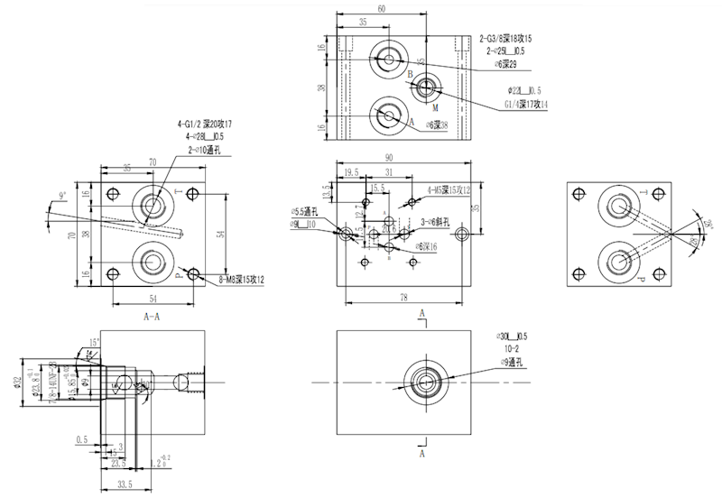 Płyta NG6-1 PTB elektrozaworu z przelewem