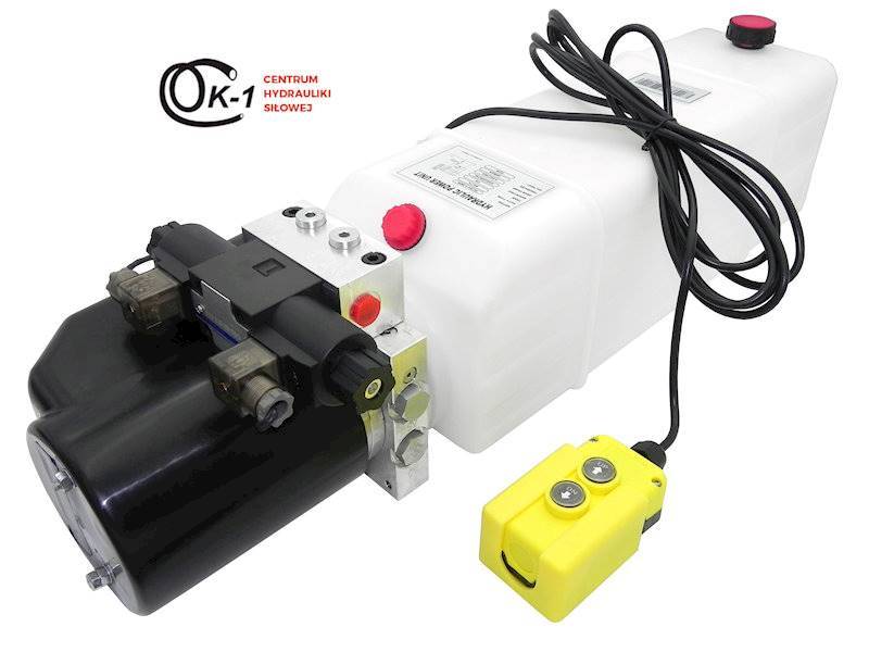 Agregat hydrauliczny 12V 2,0kW 2,5cm3 11L DOUBLE