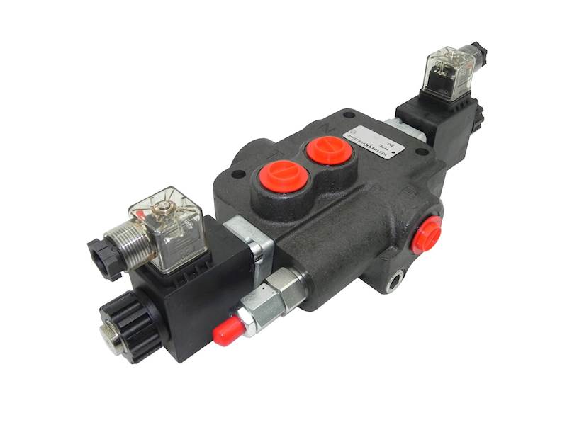ROZDZIELACZ HYDRAULICZNY 1 SEKCJA 80L ELEKTRYCZNY 12V