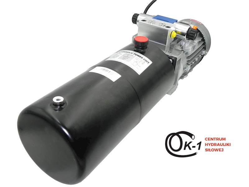 AGREGAT HYDRAULICZNY ZASILACZ 380V 2,2kW 2,1cm³ 10L z rozdzielaczem 24V