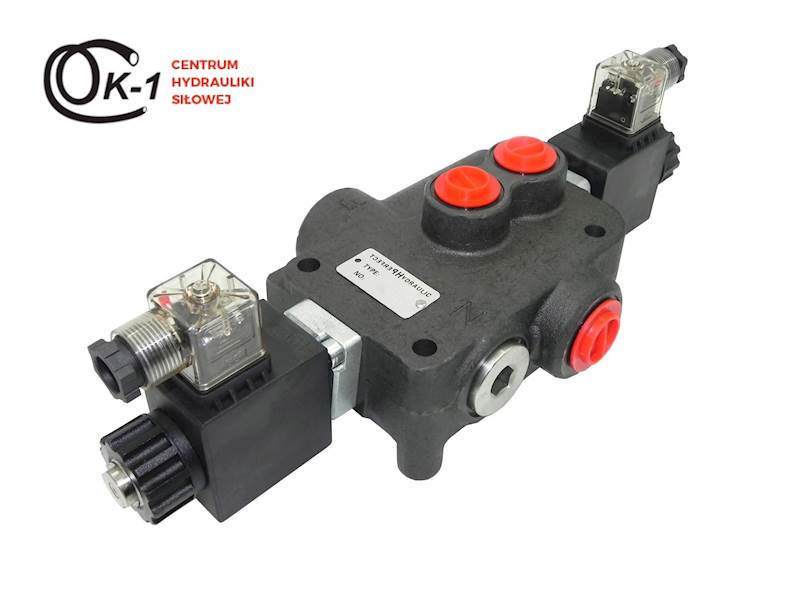 ROZDZIELACZ HYDRAULICZNY 1 SEKCJA 80L ELEKTRYCZNY 12V