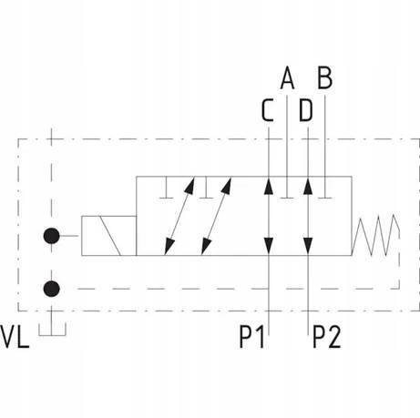 ELEKTROZAWÓR 6/2 DZIELNIK 80L 3 SEKCJA DO TURA 24V