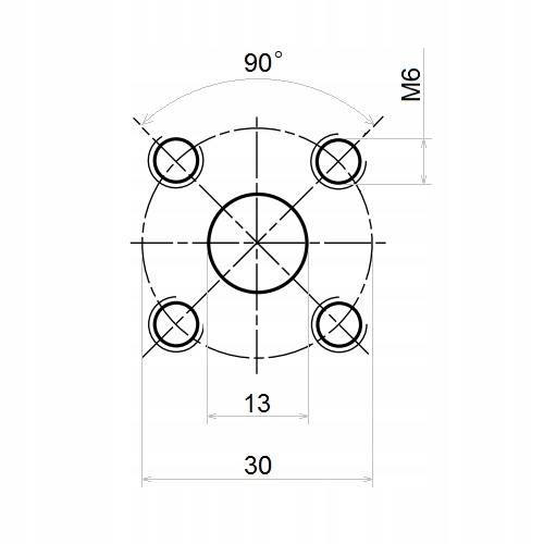 PRZYŁĄCZE KOŁNIERZOWE RGB 3/8'' PROSTE 30mm