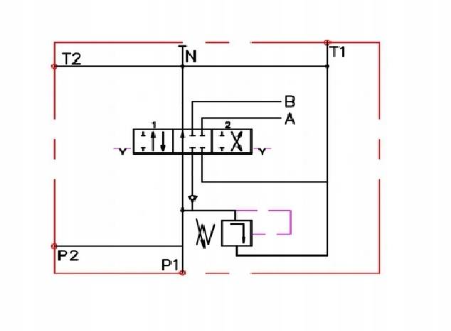 ROZDZIELACZ HYDRAULICZNY 80L 1 SEKCJA ZATRZASK