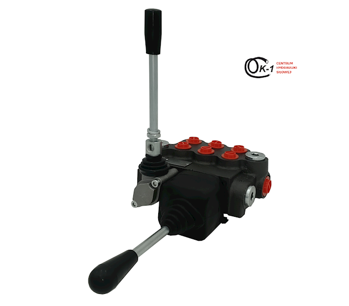 ROZDZIELACZ HYDRAULICZNY 3 SEKCYJNY 40L 3 SEKCJE JOYSTICK
