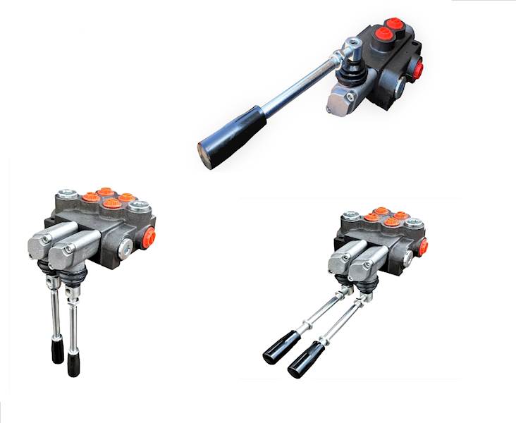 ROZDZIELACZ HYDRAULICZNY 4 SEKCYJNY 40L +PŁYWAJĄCA