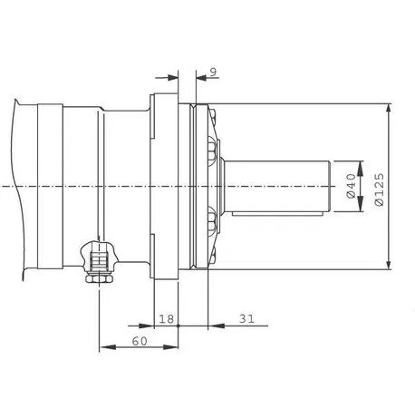 SILNIK HYDRAULICZNY BMT OMT SMT 630 196obr MOCNY