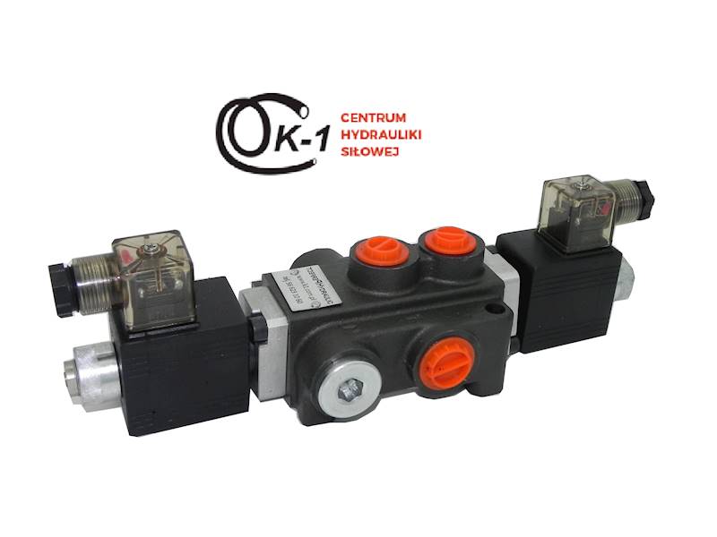 ROZDZIELACZ HYDRAULICZNY 1 SEKCJA 50L ELEKTRYCZNY 12V