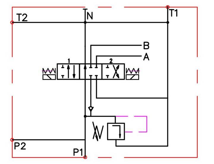 ROZDZIELACZ HYDRAULICZNY 1 SEKCJA 50L ELEKTRYCZNY 12V