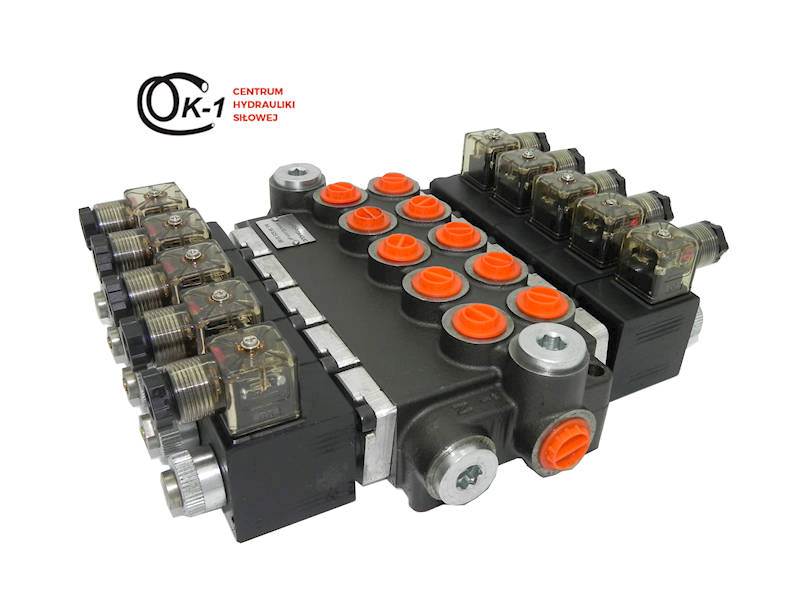 ROZDZIELACZ HYDRAULICZNY 5 SEKCJI 50L ELEKTRYCZNY 12V