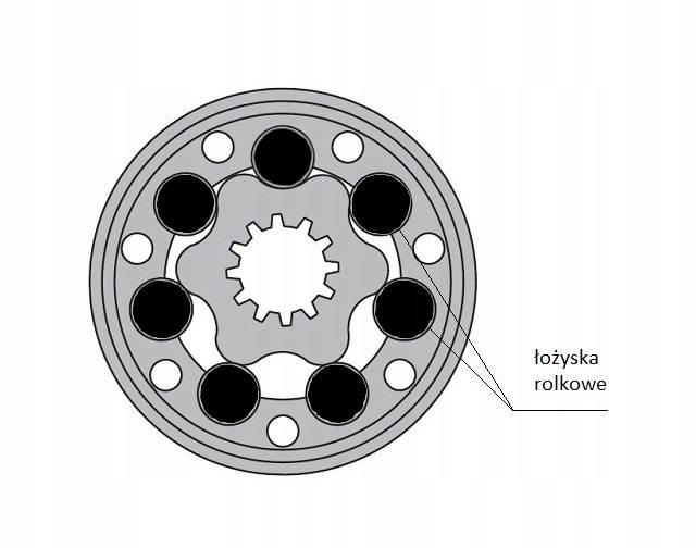 SILNIK HYDRAULICZNY BMR OMP SMR 160 cm3 WAŁEK SHD SAE 6B