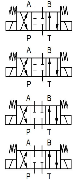 ROZDZIELACZ hydrauliczny CETOP 4 SEKCJE 60L elektryczny 12V